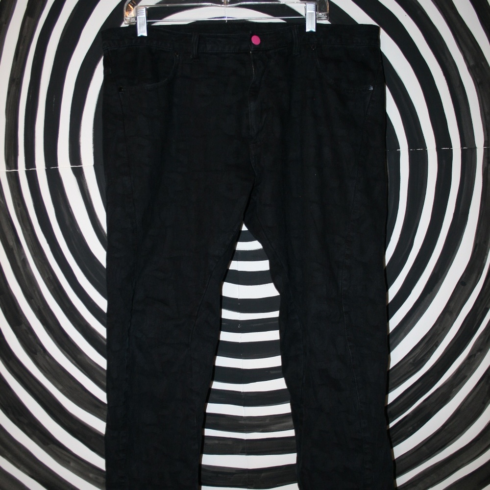 SS09 Louis Vuitton × Stephen Sprouse re-issue curved cut denim